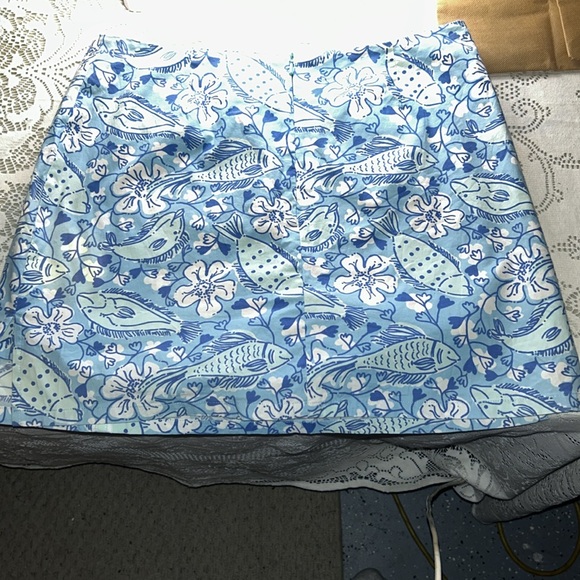 Vintage Lilly Pulitzer Kiss The Cook Monkey Skort Shorts Skirt size 4 - Picture 4 of 5